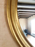 Gold Round Mirror Size 60" D