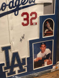 Sandy Koufax Dodgers Signed Framed Jersey & Memorabilia