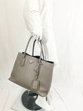 Prada City Double Tote