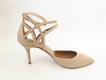 NEW Suede Strappy Pump Size 37.5 It (7.5 Us)