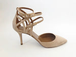 NEW Suede Strappy Pump Size 37.5 It (7.5 Us)