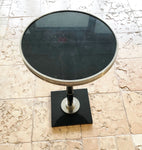Art Deco-Style Drink Table Size: 23" H X 24" D