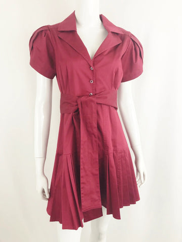 Cotton Belted Dress Size S