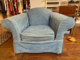 Crate & Barrel Oversized Slipcover Chair