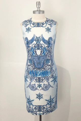 Versace Collection Patterned Dress Size S US