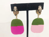 Maryjane Claverol Multi-Color Clip Earrings