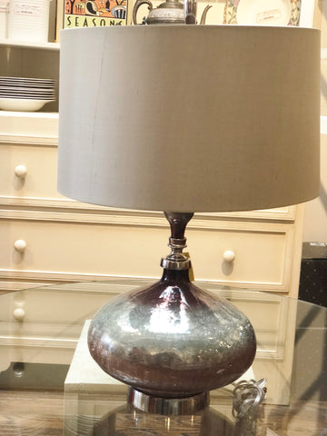 Multi-Color Mercury Glass Lamp
