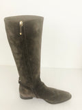 Ralph Lauren Collection Brown Suede Buckle Boots Size 7.5