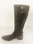 Ralph Lauren Collection Brown Suede Buckle Boots Size 7.5