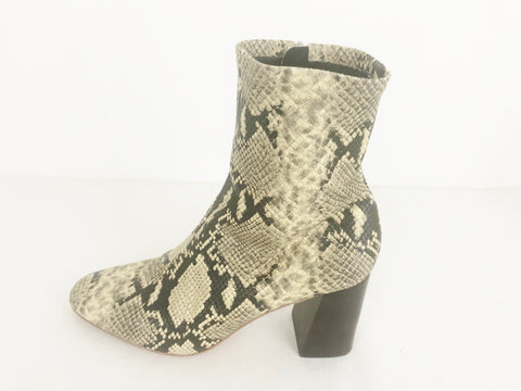 Loeffler Randall Reptile Print Boots Size 8