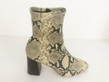 Loeffler Randall Reptile Print Boots Size 8