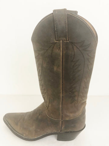 Leather Western Boots Size 7.5