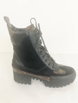 Louis Vuitton Monogram Combat Boots Size 11