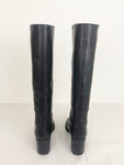 Chanel CC Fold-Over Boots Size 8