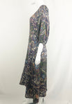 Josie Natori Silk Maxi Dress Size M