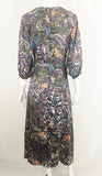 Josie Natori Silk Maxi Dress Size M