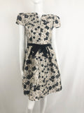 Paulie Ka Floral Metallic Dress Size 10