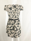 Paulie Ka Floral Metallic Dress Size 10