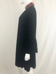 Maria Grazia Severi Velvet Jewel Collar Dress Size M