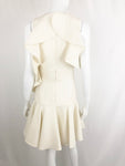 Alexander McQueen Ruffle Hem Dress Size 4 / S