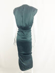 Veronica Beard Green Silk Dress Size 2