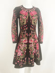 Roberto Cavalli Knit Floral Dress Size 2