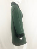 Algo Cashmere Coat with Fur Trim Size M