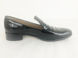 Salvatore Ferragamo Black Patent Leather Loafer Size 8.5