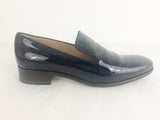 Salvatore Ferragamo Patent Blue Loafer Size 8