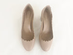 Chloe Scallop Edge Pumps Size 7.5