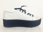 Prada Platform Leather Sneaker Size 10