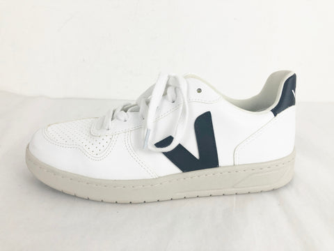 Veja White Leather Sneakers Size 9
