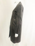 Jil Sander Brown Leather Trench Coat Size S / 6