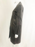 Jil Sander Brown Leather Trench Coat Size S / 6