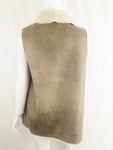 Velvet Faux Fur/Suede Vest Size Large