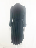 Gucci Pleated Back Wool Coat Size S