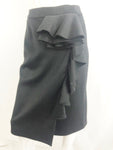 Lela Rose Cashmere Blend Ruffle Skirt Size 4