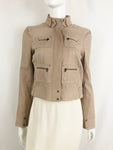 Diane Von Furstenberg Leather Jacket Size 6