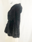 Mink Jacket with Hood Size S