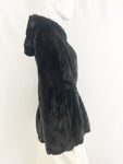 Mink Jacket with Hood Size S