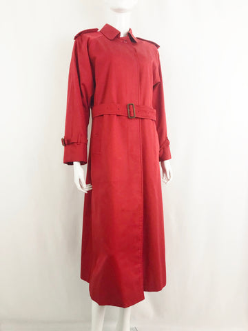 Burberry Trench Coat w/Liner Size 8 Extra Long