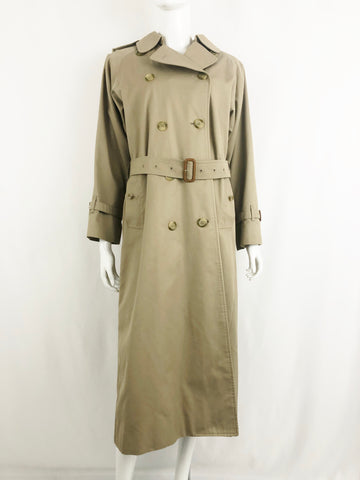 Burberry Prorsum Trench Coat w/Liner Size 8 XXLong