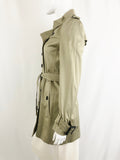 Burberry London Double Breasted Trench Size 8