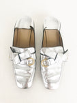 Chloe Silver Loafer/Slide Size 8