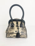 Prada Petite Lizard Handle Bag