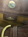 Delvaux Woven Bucket Bag