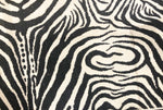 Zebra Pattern Wool Rug