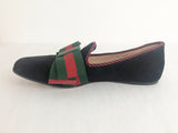 Gucci Suede Bow Loafer Size 9