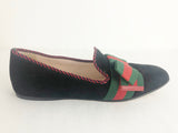 Gucci Suede Bow Loafer Size 9