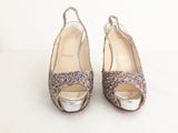 Christian Louboutin Glitter Slingback Size 8